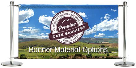 Cafe Barriers And Cafe Banners