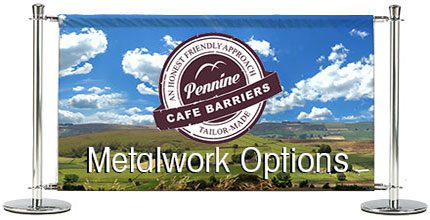 Cafe Barriers And Cafe Banners